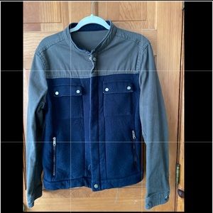 Blue and Green Jacket ( Zarah )